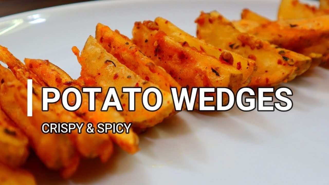 Potato Wedges | Crispy Spicy Potato Wedges Recipe | Fried Potato | Quick & Easy | Karthis Cooking