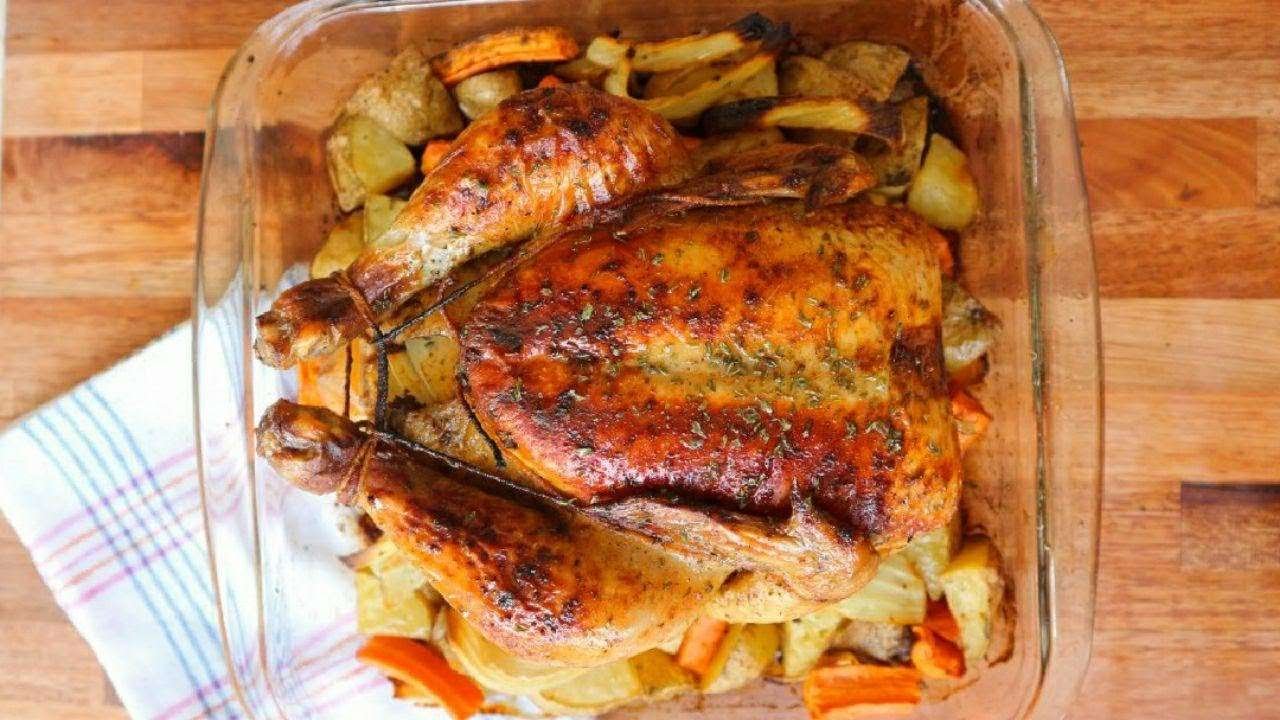 JUICY BGT RESEP AYAM PANGGANG OVEN INI (ROASTED CHICKEN EASY WAY sooo juicyyyy)