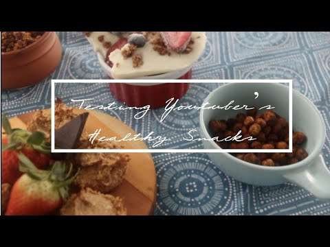 Testing Influencer's  Healthy Snacks
