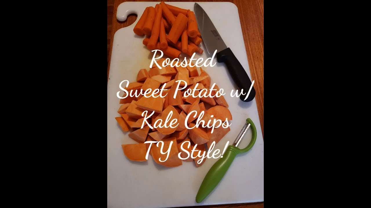 Roasted Sweet Potato w/Kale