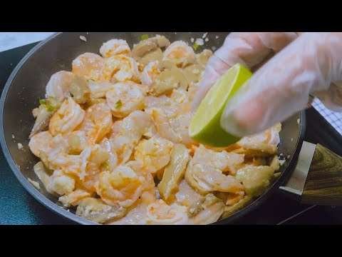 وصفة ربيان ( جمبري ) 🍤🍤 لذيذة || Shrimp recipe