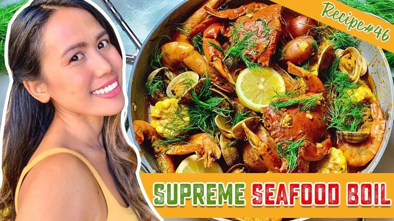 EASY HOMEMADE SEAFOOD BOIL RECIPE | COOKING SIMPLY DELICIOUS