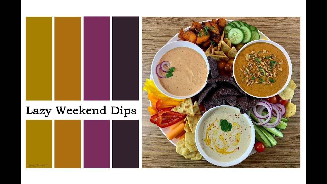 Lazy Weekend Dips – Ketchup-Mayo Dip | Chipotle Aioli Dip | Creamy Hummus Dip
