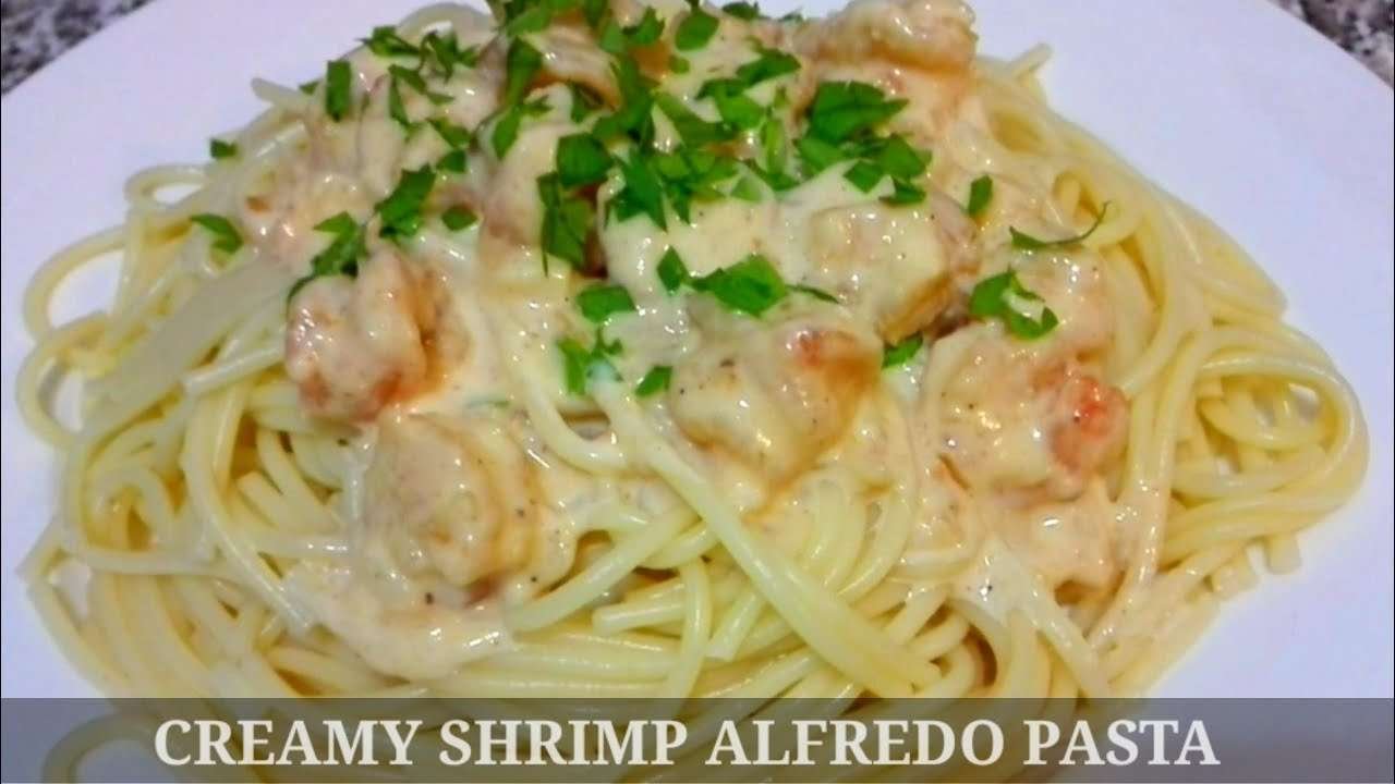My Special Creamy Shrimp Alfredo Pasta Easy Recipe