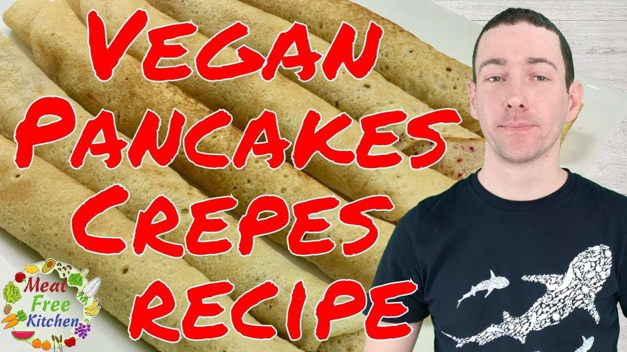 How to make Vegan Pancakes Crepes recipe Hungarian style