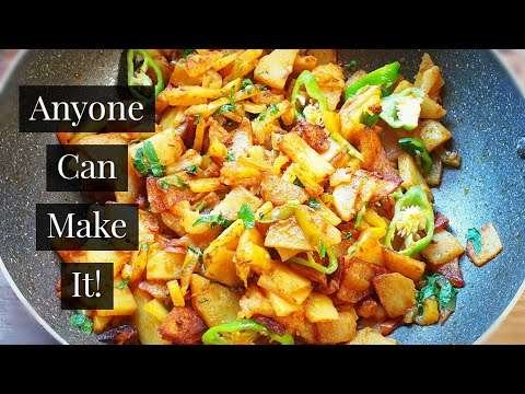 Aloo Ki Bhujiya Breakfast Recipe ¦ Quick – Easy -Delicious