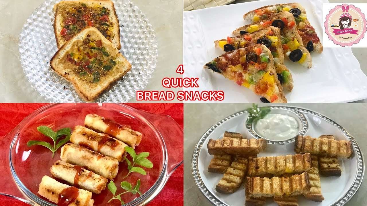 Quick and Easy Bread Snack Recipes |5 Min Snack Recipes |Garlic Bread | Omelette Recipe |Cheese Corn