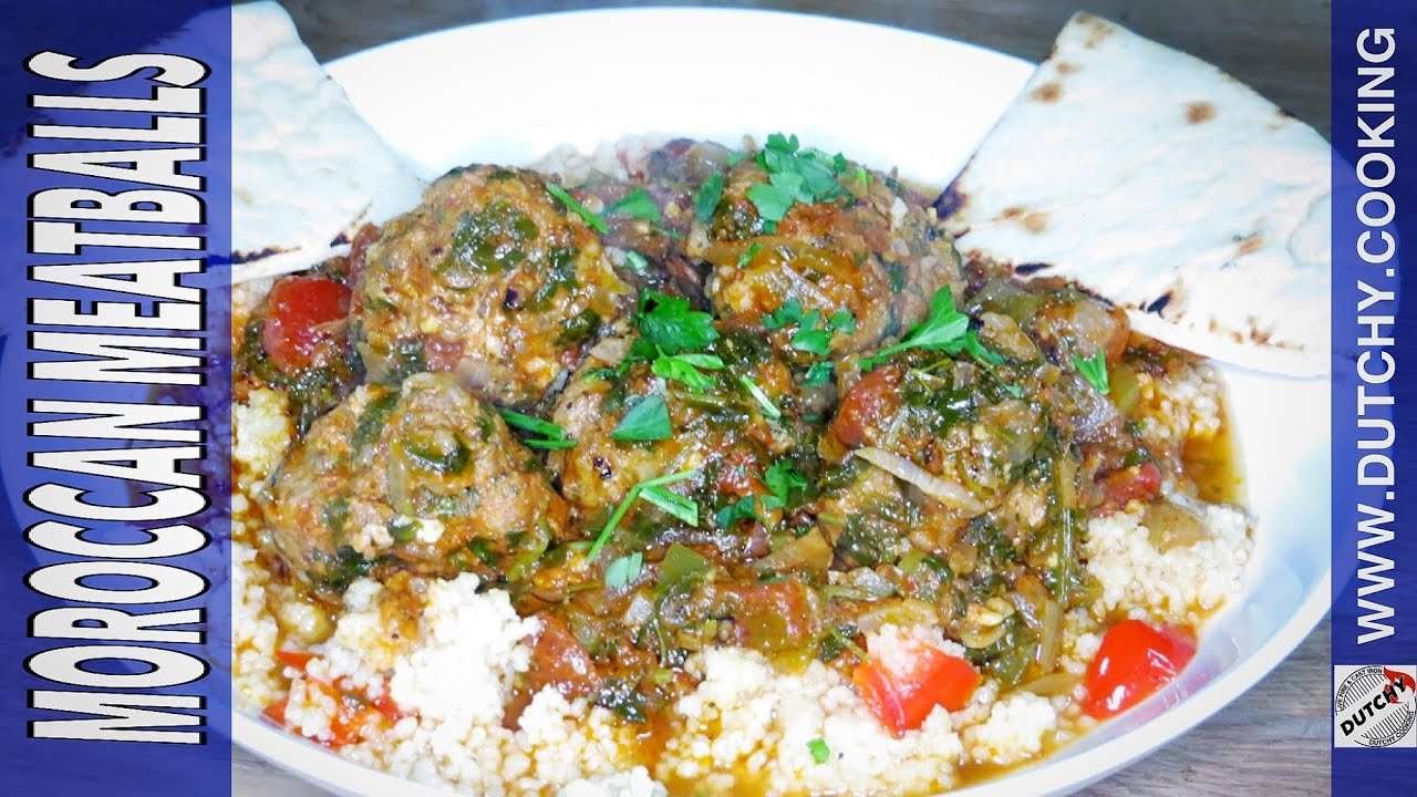 Moroccan Meatballs with Cous Cous | Dutchy Cooking | Cast Iron Cooking