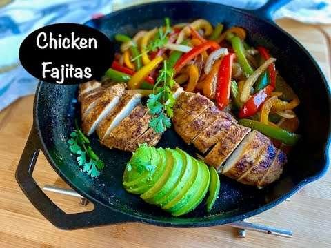 Easy Chicken Fajitas Recipe | How to make Chicken Fajitas | Stove Top chicken Fajitas