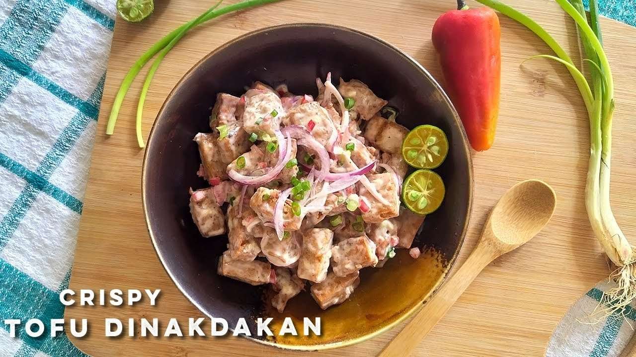 Crispy Tofu Dinakdakan Recipe | Delicious way of cooking Tofu | Tokwa Dinakdakan