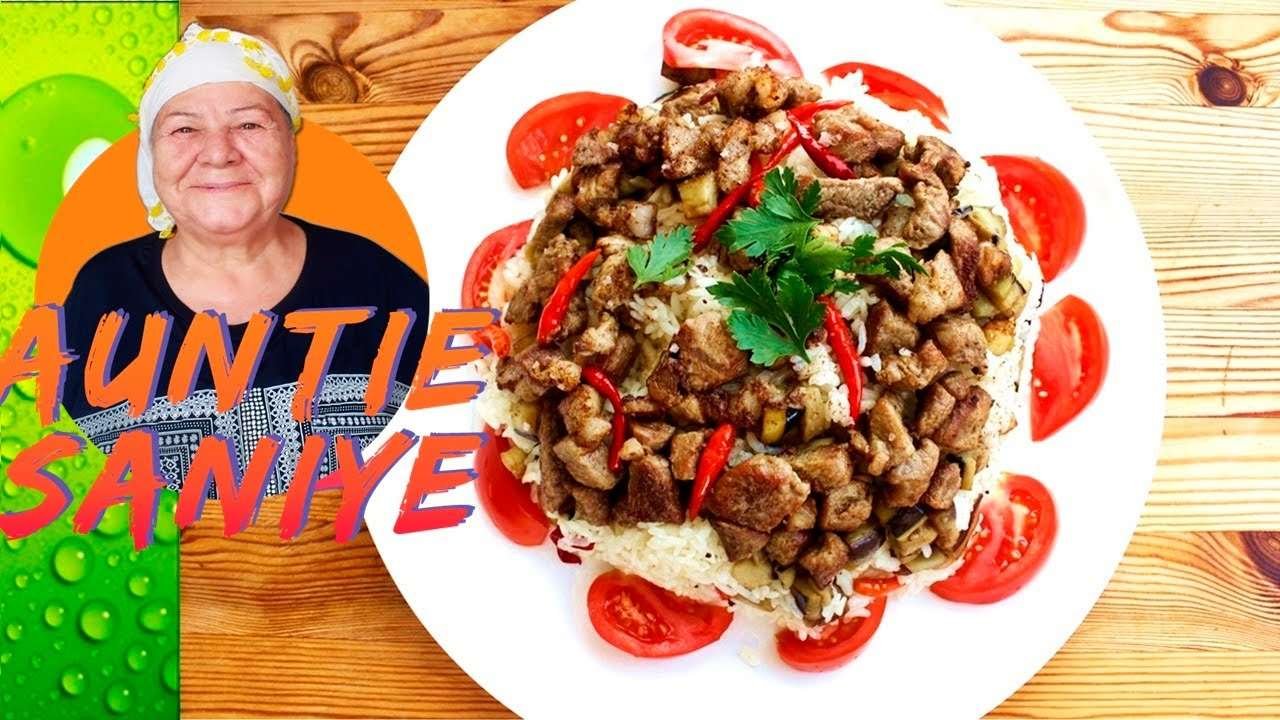 Upside-Down Rice with Meat and Aubergines Recipe