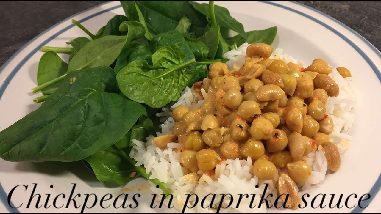 Chickpeas in paprika sauce / Vegan runner