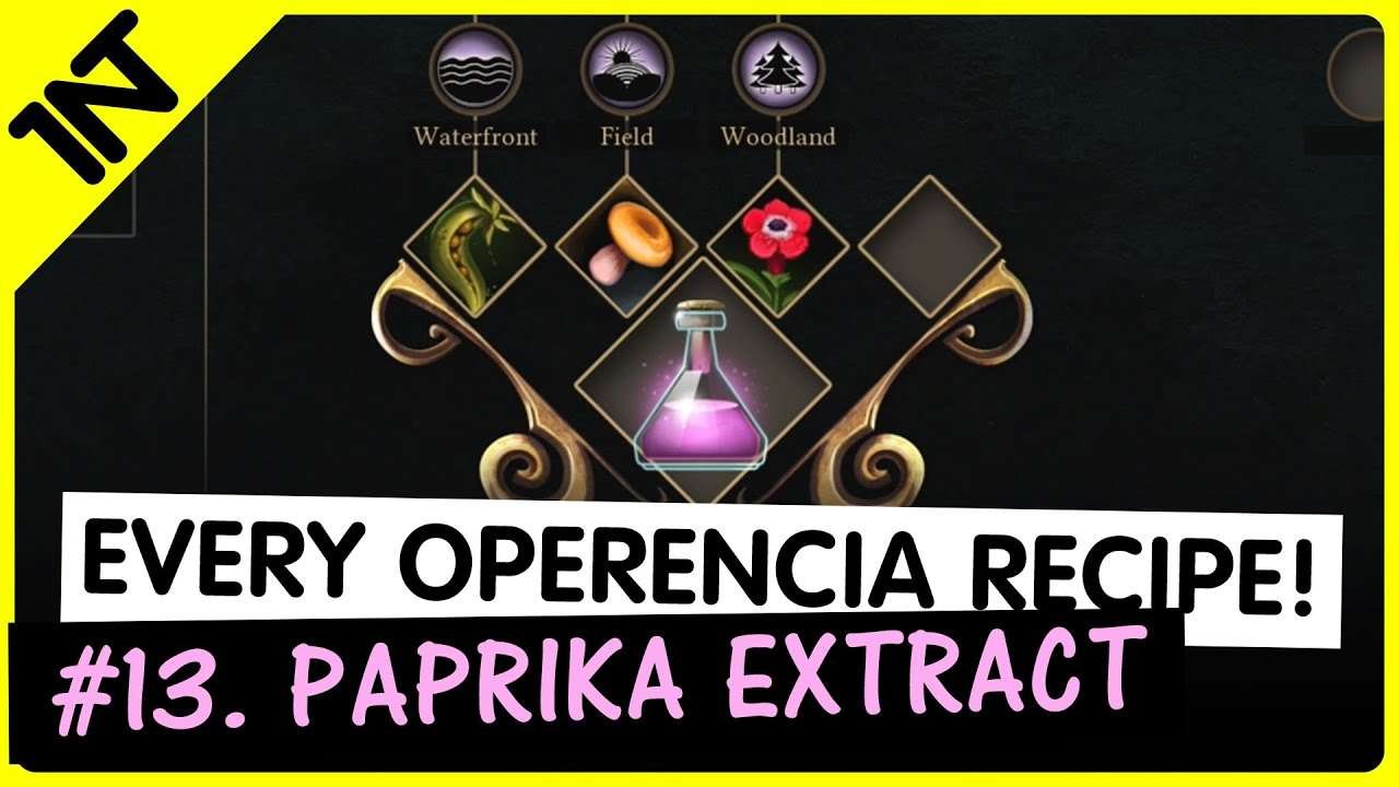 Operencia: The Stolen Sun Paprika Extract Recipe #13