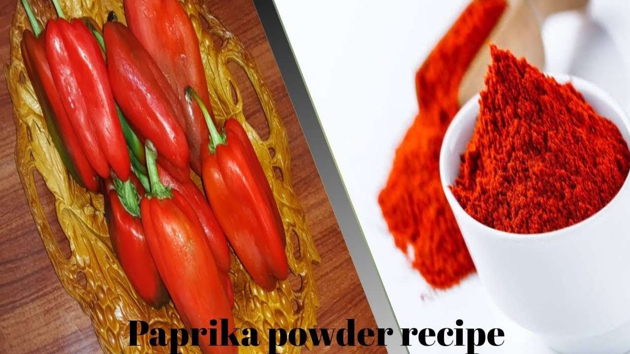 Paprika Powder Recipe I Homemade Paprika Powder I Made Only With One Ingredient