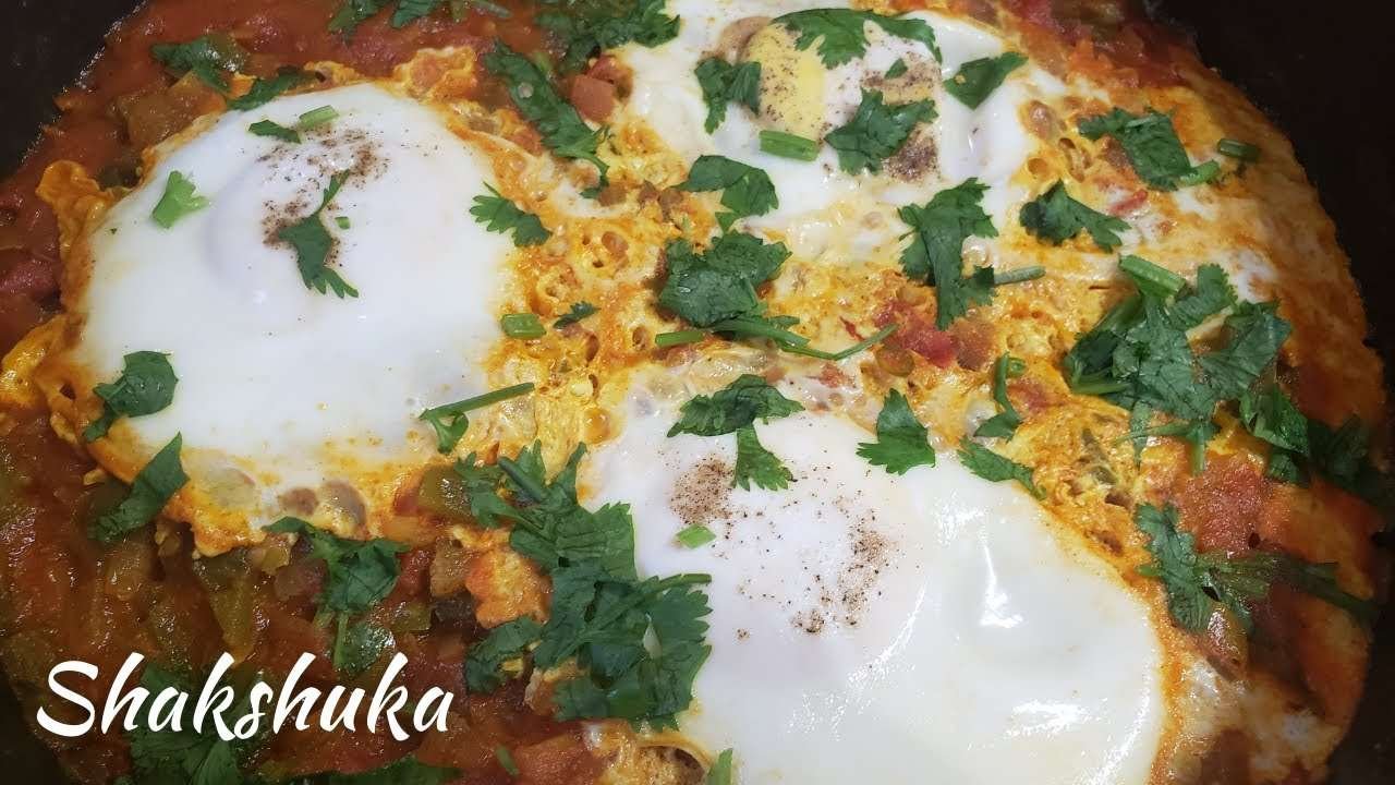 Shakshuka – Eggs in Tomato Sauce Recipe | Middle Eastern Breakfast Recipe | Shakshuka Recipe Bangla