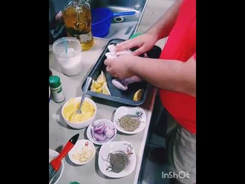 Let's do the cooking 😋 Roasted chicken with rosemary lemon and paprika