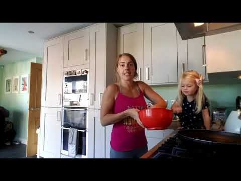 How to make Healthy Burger and fries, quick family friendly recipe with mini pocket rocket kitchen