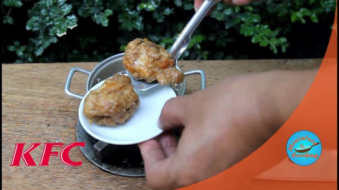 Mini KFC Chicken Recipe | Miniature Cooking