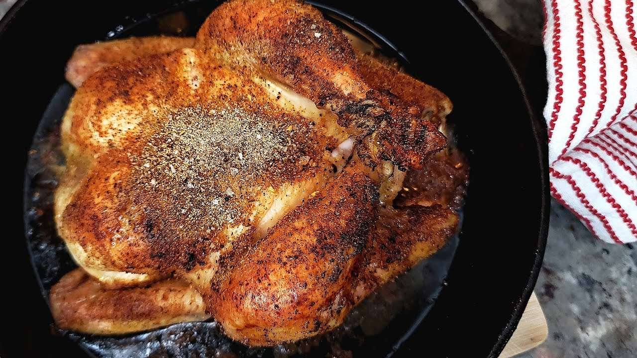 EASY ROASTED CHICKEN | Oven Baked Chicken | How To Cook A Whole Chicken