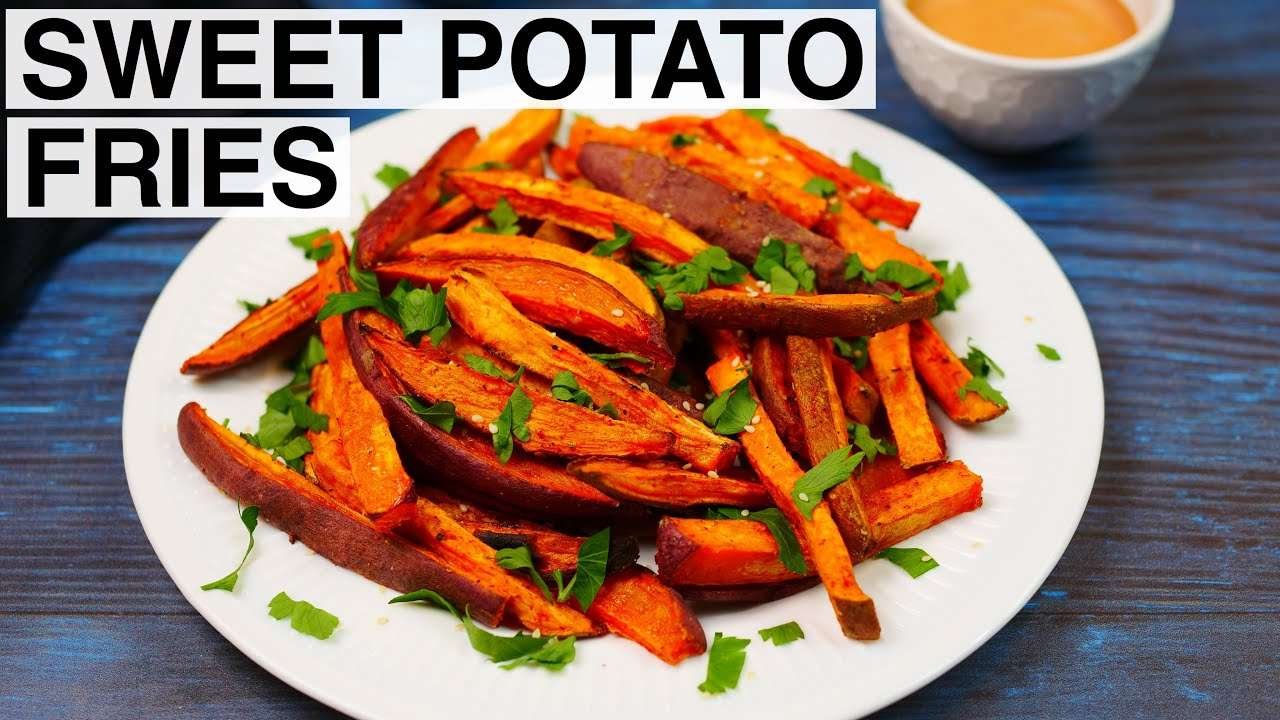 How to Make 𝐒𝐖𝐄𝐄𝐓 𝐏𝐎𝐓𝐀𝐓𝐎 𝐅𝐑𝐈𝐄𝐒 Recipe (Oven Baked CRISPY Fries Recipe with Dipping Sauce)