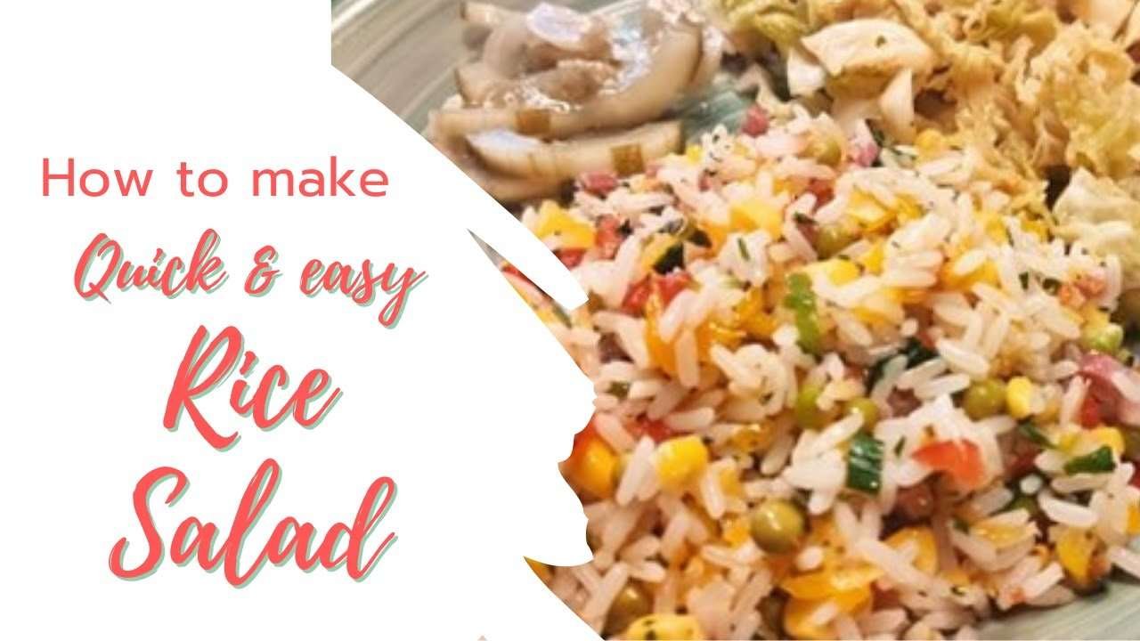 How to make Rice Salad||Vegetarian Recipe||Vege Explorer