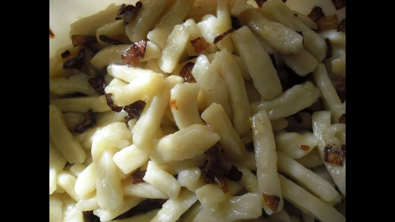 Grandma Matilda Cooking Traditional Hungarian Begyerő Potato Noodles