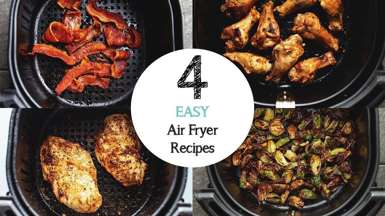 4 EASY Air Fryer Recipes for beginners!