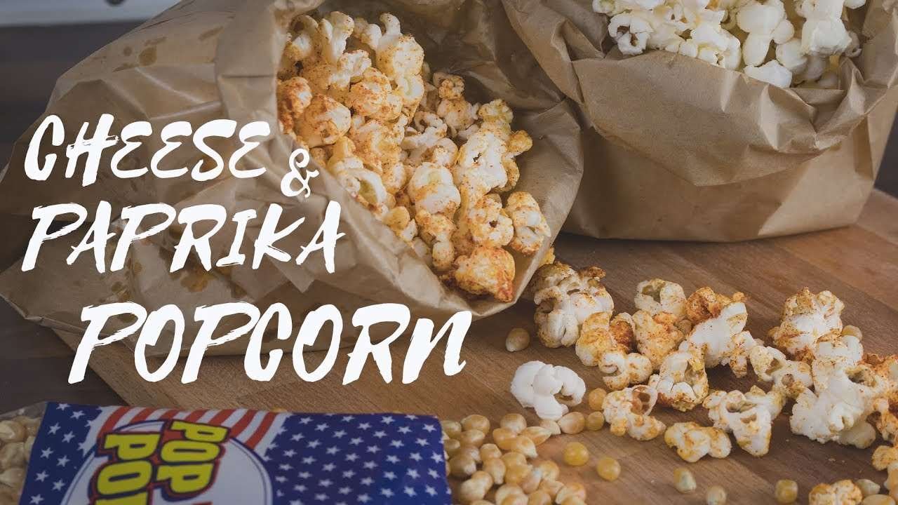 How to make homemade VEGAN CHEESE 🧀 & PAPRIKA POPCORN 🍿