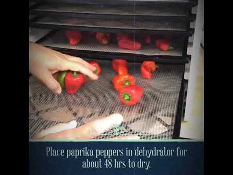 Homemade Paprika Powder