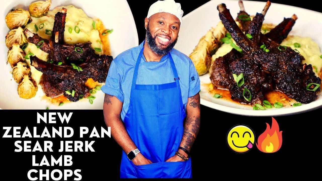 PAN SEAR JERK LAMB CHOPS RECIPE 2020 | HOW TO MAKE NEW ZEALAND JERK LAMB CHOPS