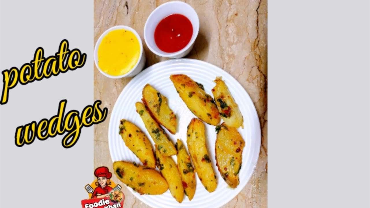 crispy potato wedges | easy tasty snacks | kids recipe