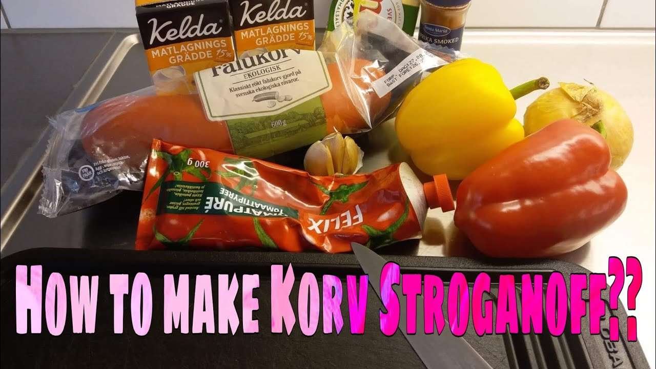 How to make  Korv Stroganoff Recipe??||GRace Vlog