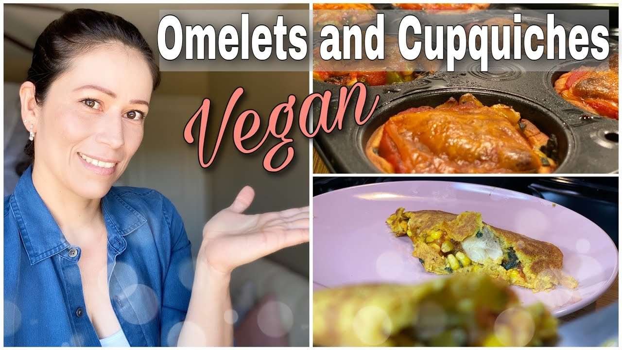 HIGH PROTEIN VEGAN OMELETS and cup quiches | 15,5g PLANT BASED PROTEIN omelet