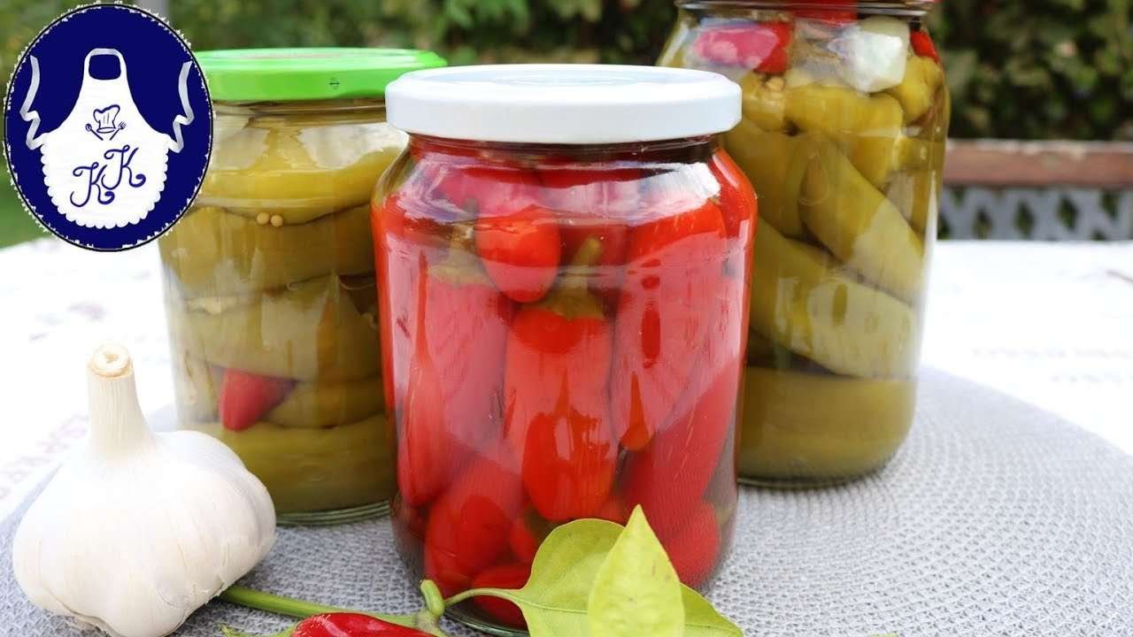 Scharfe Paprika und Chili einlegen für den Winter in 2 Varianten