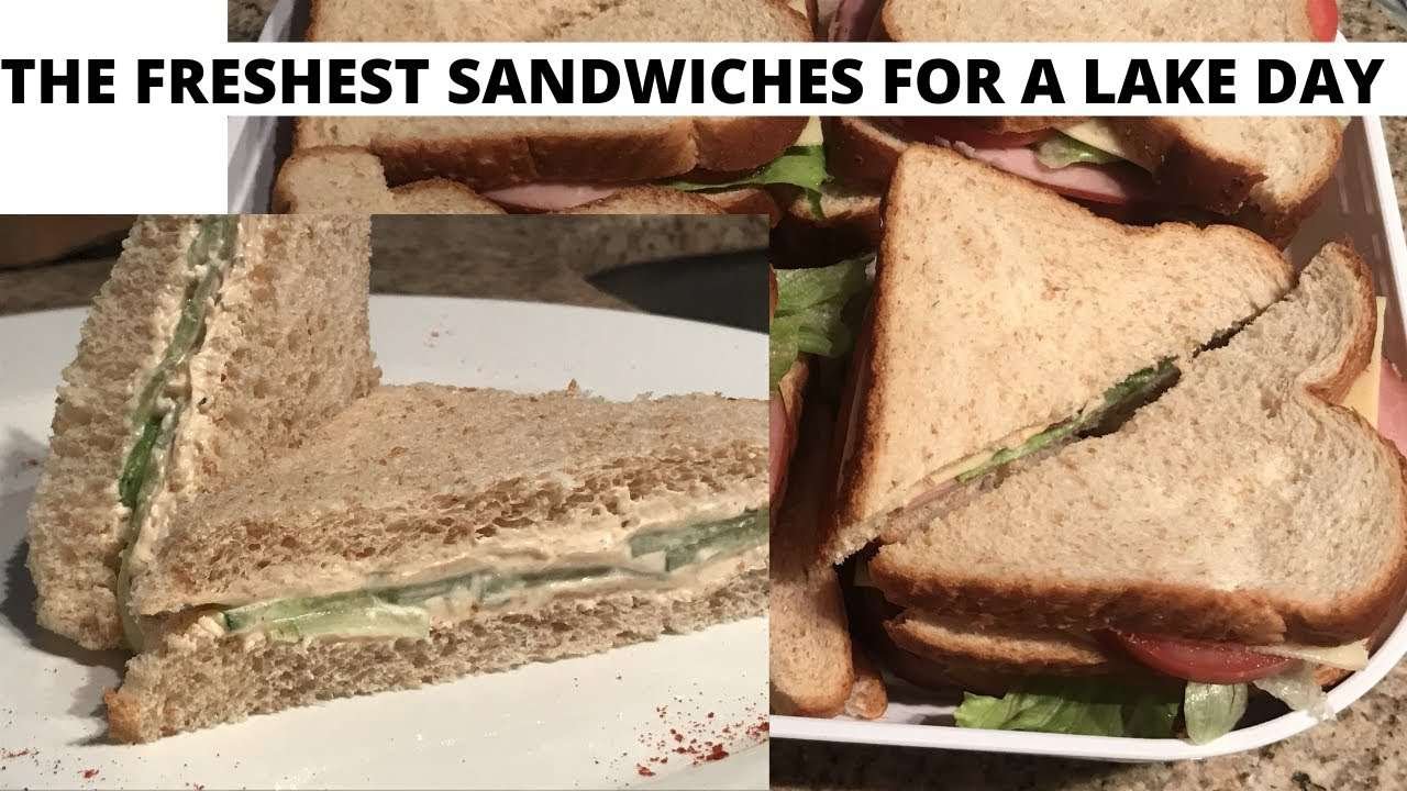 Cucumber Cream Cheese and Ham & Cheese Sandwiches| Cucumber as a remedy for a bad breath