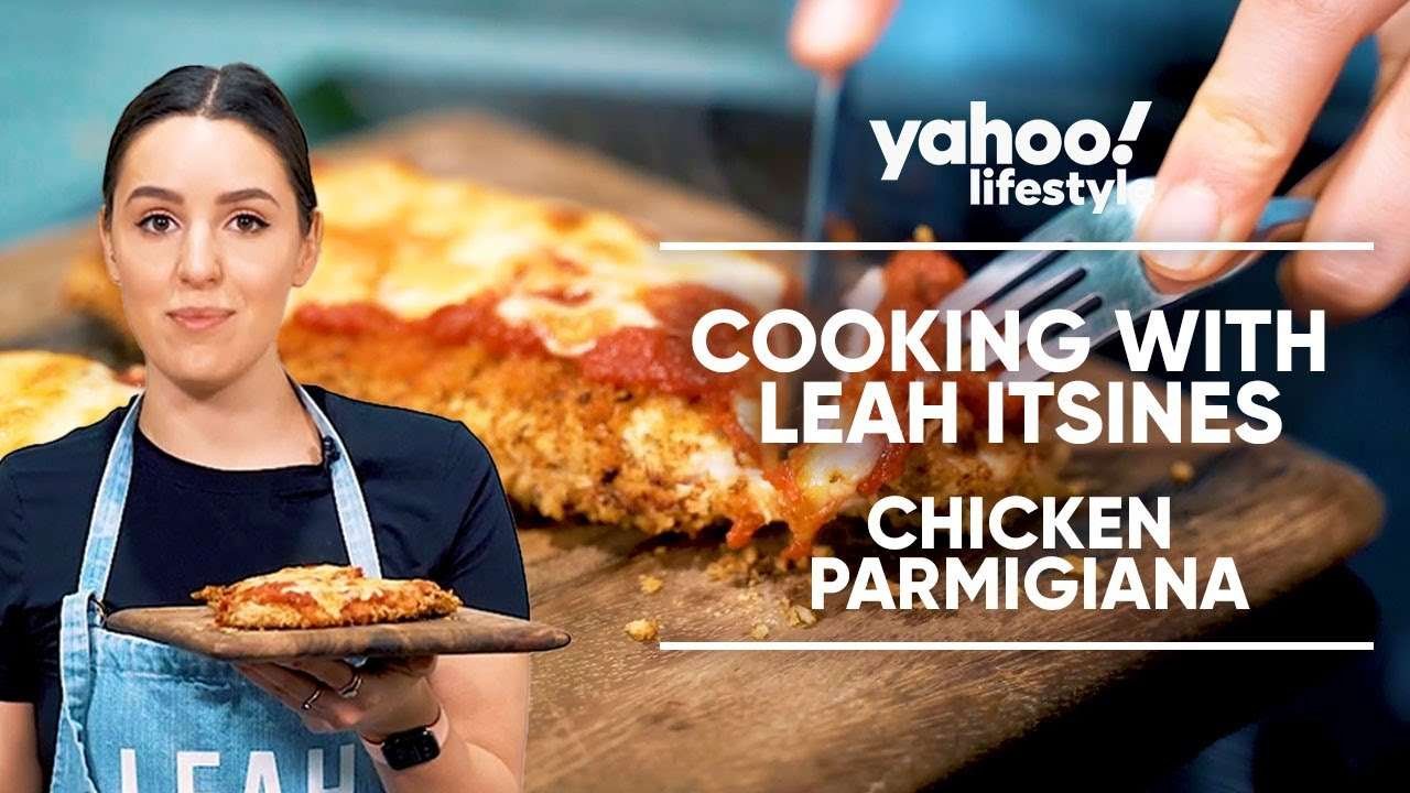 Leah Itsines' easy airfryer chicken parmigiana recipe