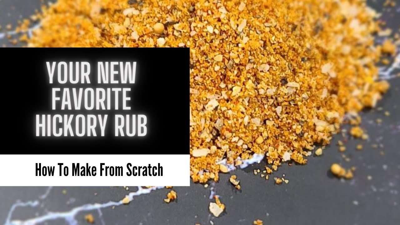 Our Favorite Hickory BBQ Rub Recipe – For Ribs I Beef I Chicken