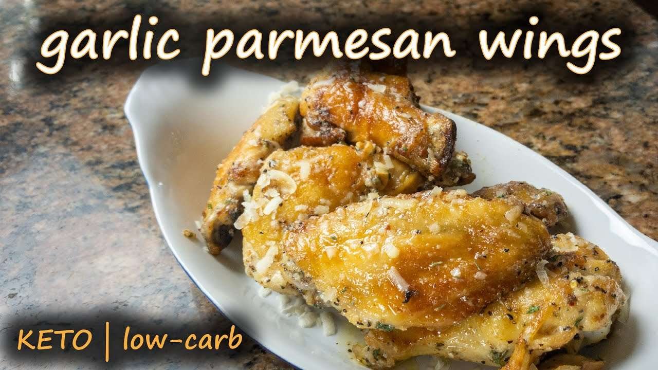 Garlic Parmesan Wings | KETO – Low Carb Recipe