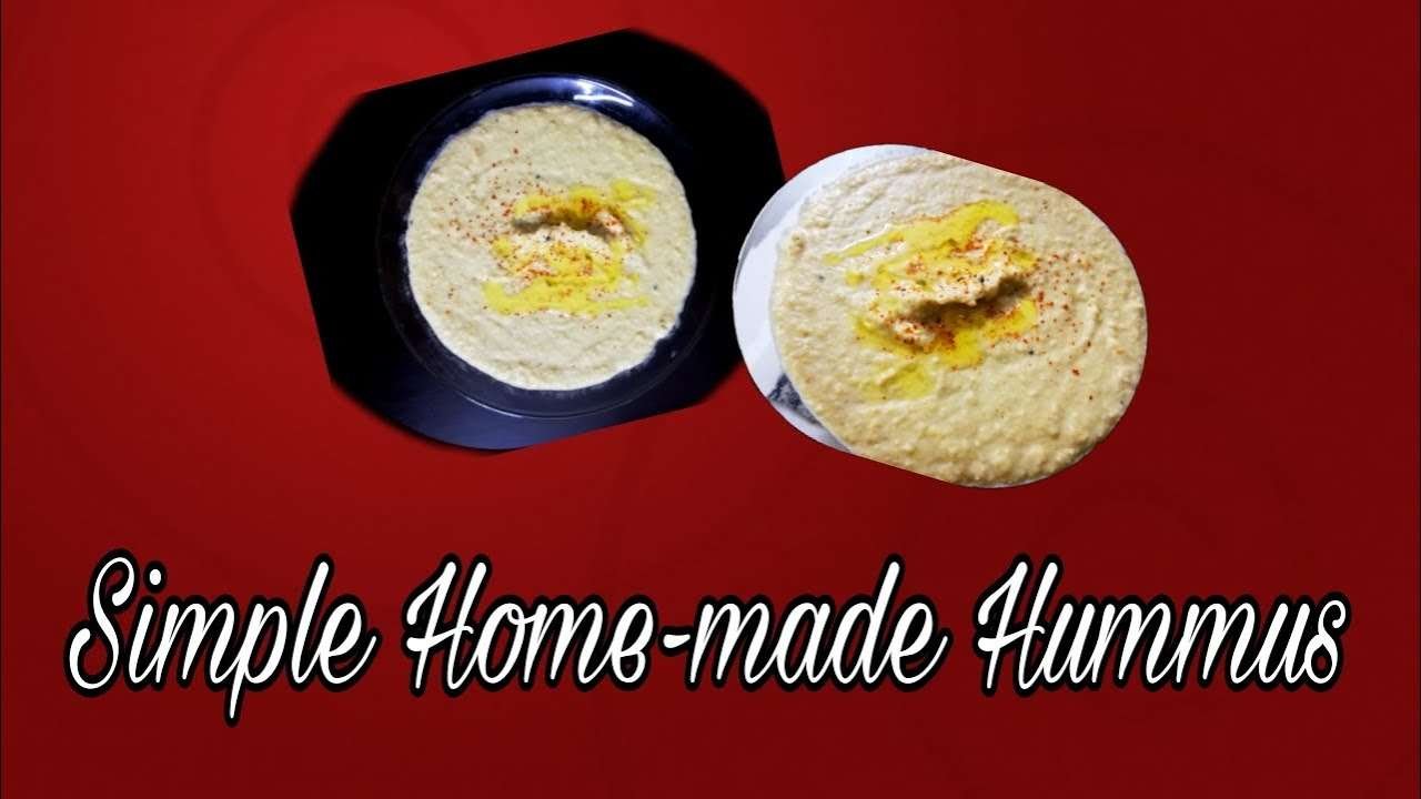 Simple Home-made Hummus Recipe || Wonder Cookroom