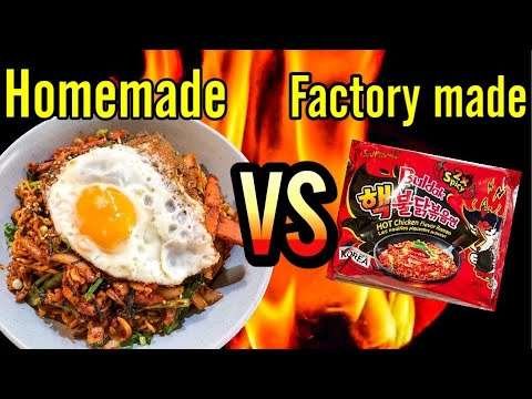 Make REAL Fire Noodle from scratch (Buldak Bokkeum Myun) and taste better!!