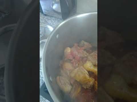 Hungarian chicken paprika soup