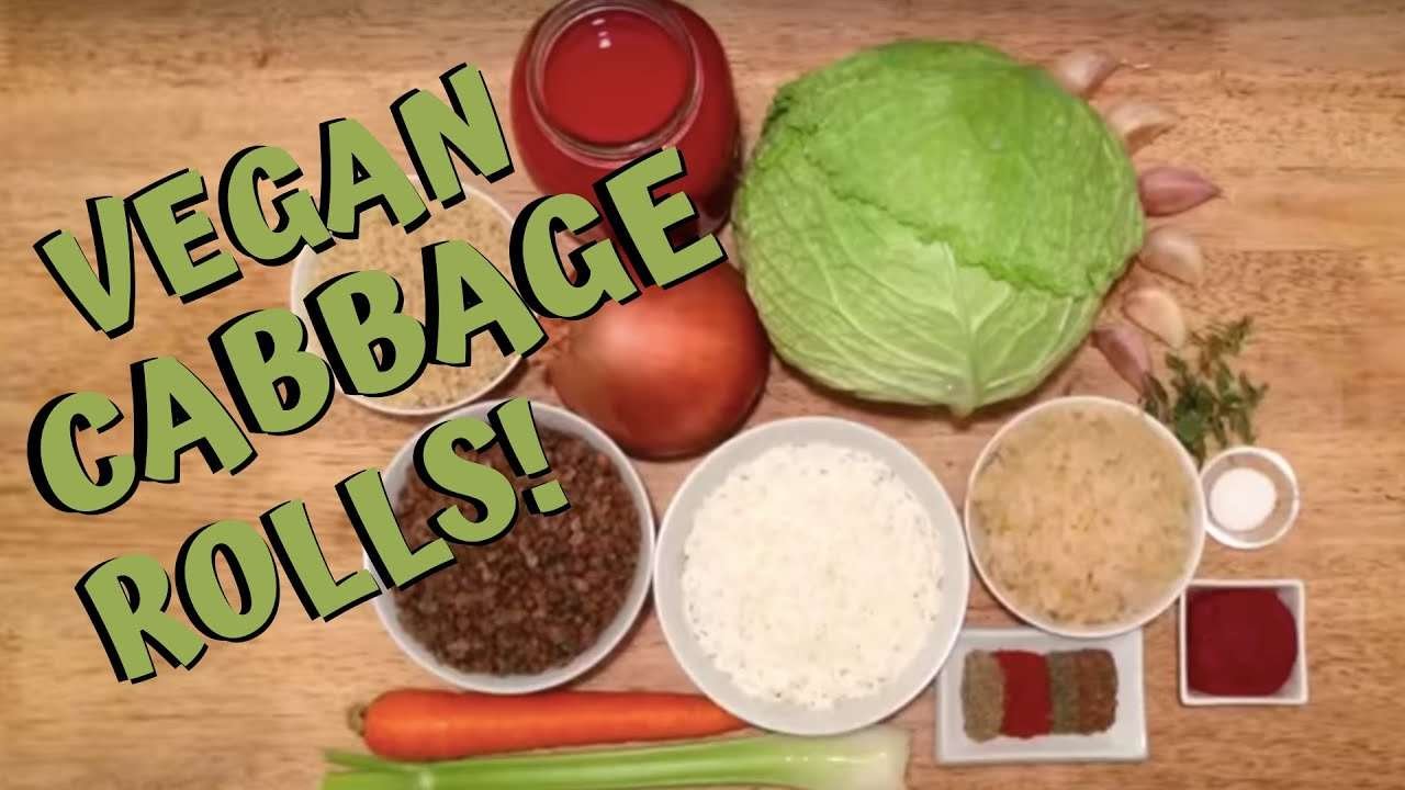 The BEST Vegan Cabbage Rolls – Plant-Based EASY Sauerkraut Stuffed with Tomato Sauce (FULL RECIPE!)