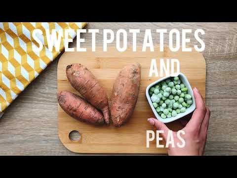 Healthy snack for kids |  Sweet potatoes and peas cutlets | suitable for kids over 9 months