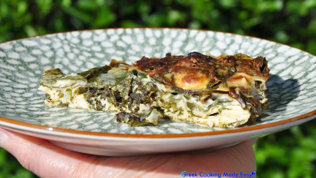 Easy, 5', No – dough Spinach Tart with Feta – Εύκολη Τάρτα σε 5' με Σπανάκι και Φέτα χωρίς ζύμη
