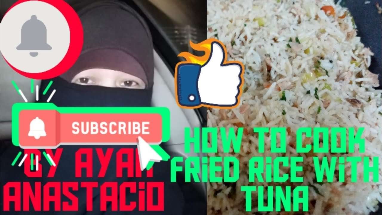 How to cook fried rice with tuna white meat