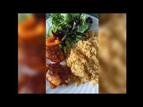 Sam cookin simple chicken and rice