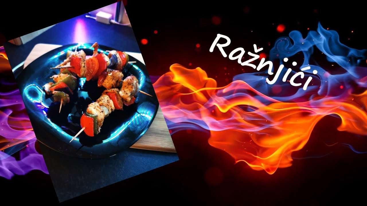 Kako napraviti lagane ražnjiće-How to make light chicken skewers