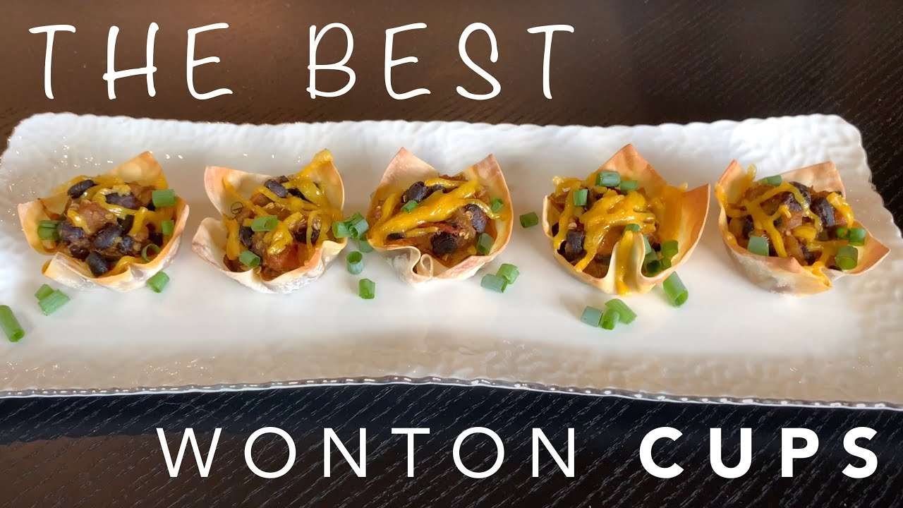 THE BEST WONTON CUPS | RECIPE (4K)