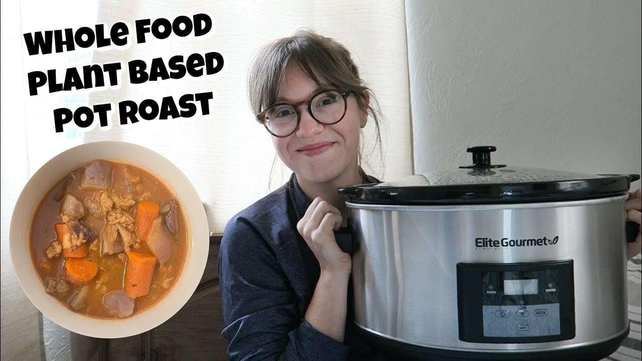 Whole Food Plant Based Pot Roast – Slow Cooker