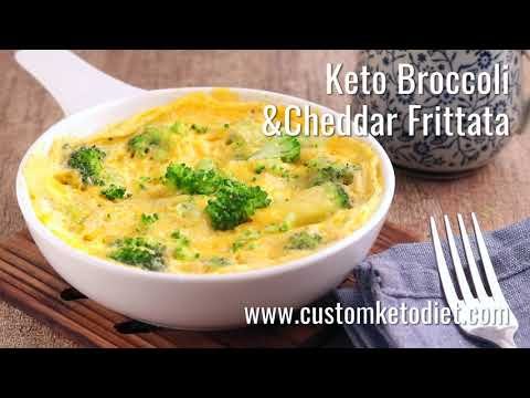 Keto Broccoli and Cheddar Frittata
